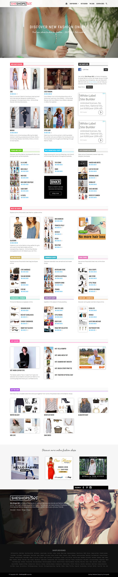 She Shops 365 - Web Design Case Study