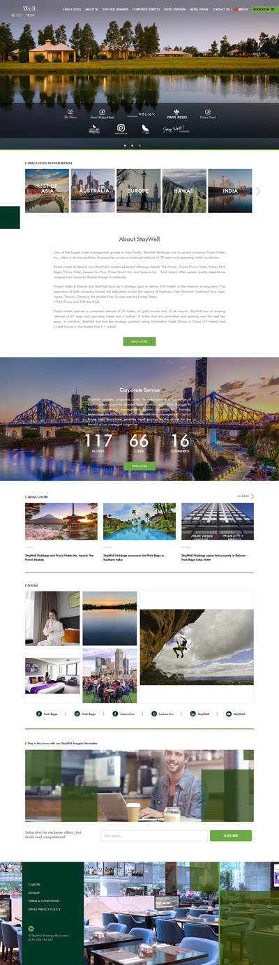 Staywell Hotels - Web Design Case Study
