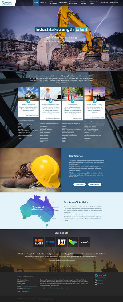 Dunwood Australia - Web Design Case Study